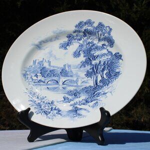 Countryside Blue Serving Platter